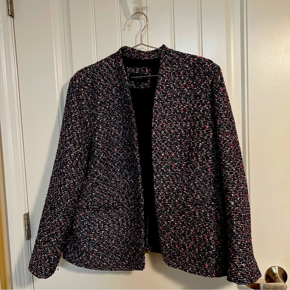 EUC J Crew Confetti Boucle Going Out Tweed Jacket